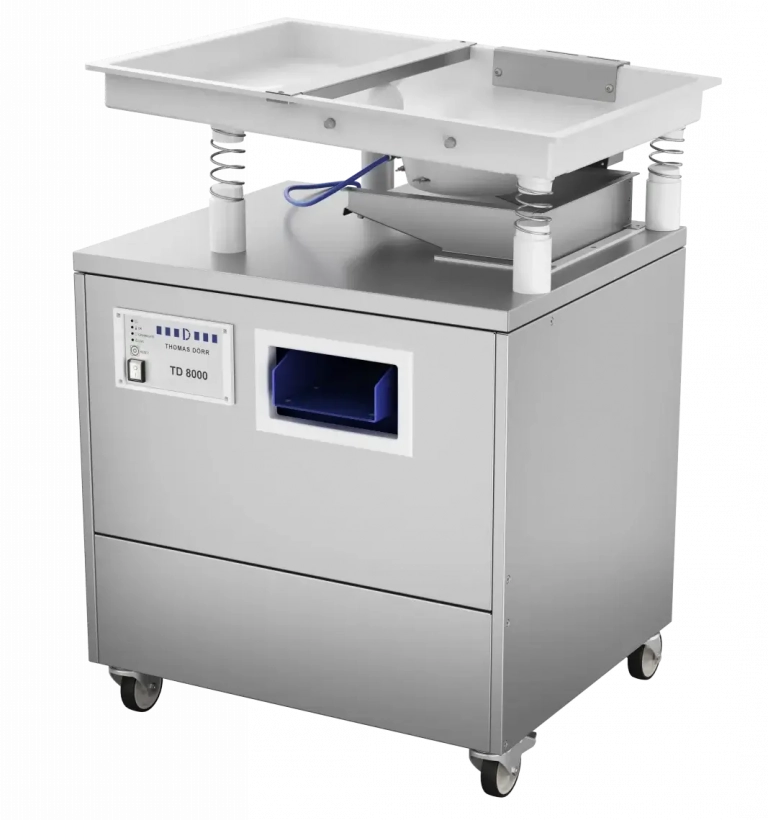 Besteckpoliermaschine TD8000 freigestellt und ohne Zubehör