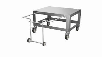 Untergestell für TD 2000, rollbar aus Metall, einklappbar.